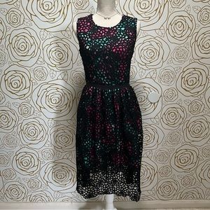 Anthropologie Terrace Black Lacy Noir by Wolven